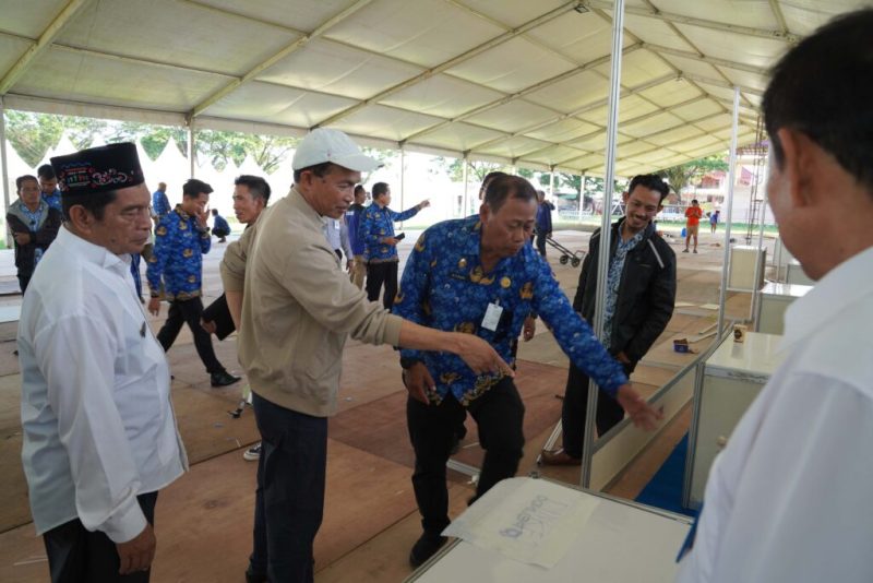 Mantapkan Persiapan Mappanre Ri Tasi’e, Sekda Tanbu Tinjau Tanbu Expo