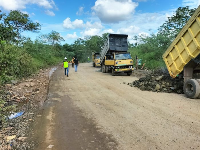 Langkah dan Upaya Serius Perbaikan Kerusakan Jalan Nasional KM 171 Terus Dilakukan Pemkab Tanbu