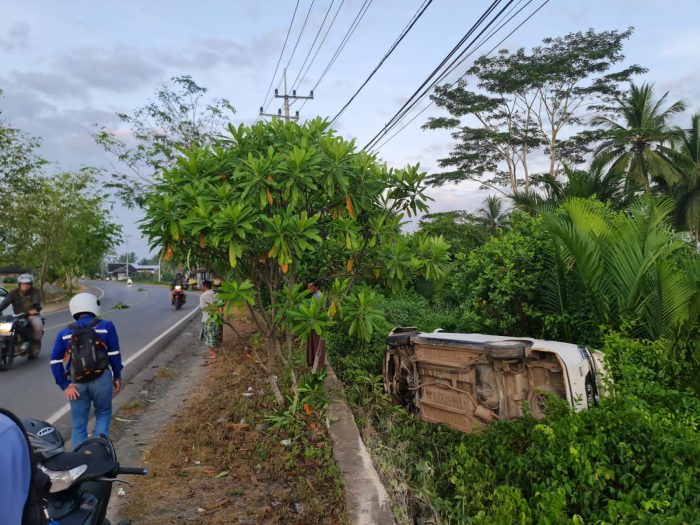 Tabrakan Dengan Mobil di Tanbu, Pengendara Motor Tewas di Tempat