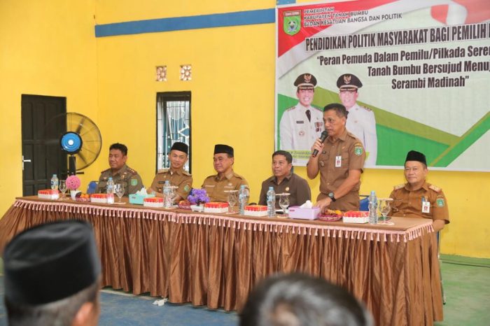 Bupati Zairullah Harapkan Pemuda Tingkatan Kesadaran Politik