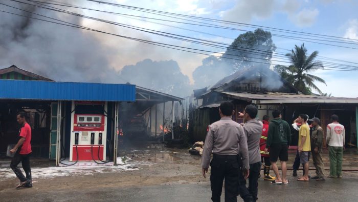 Jago Merah di Desa Sinar Bulan, Polisi Ungkap Dampak Kerugian Kebakaran