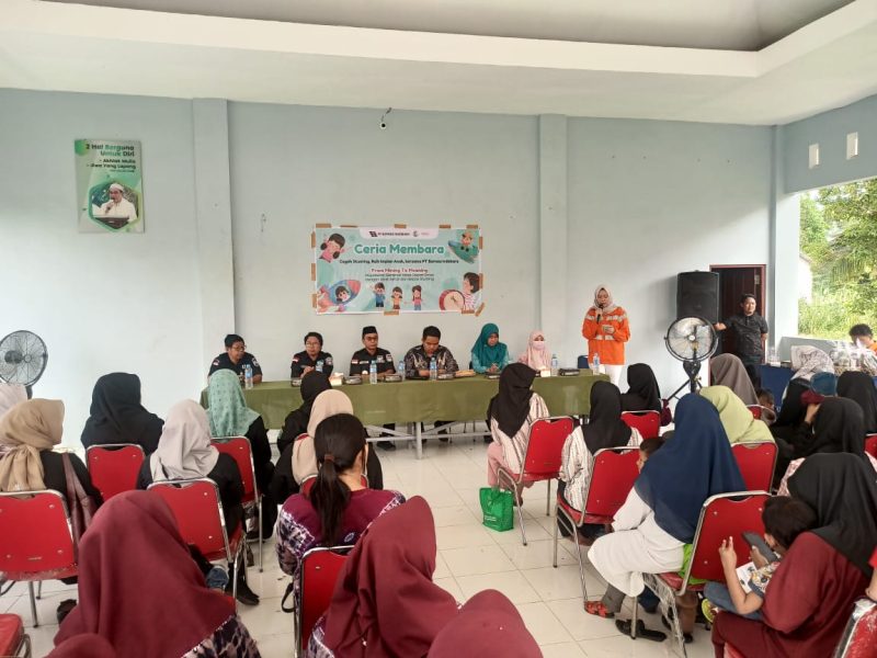 Cegah Stunting, Anak di Sungai Loban Ikuti Cek Kesehatan bersama PT BIB