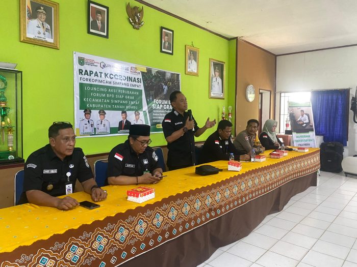 Aksi Perubahan Forum BPD Siap Grak Diluncurkan di Kecamatan Simpang Empat