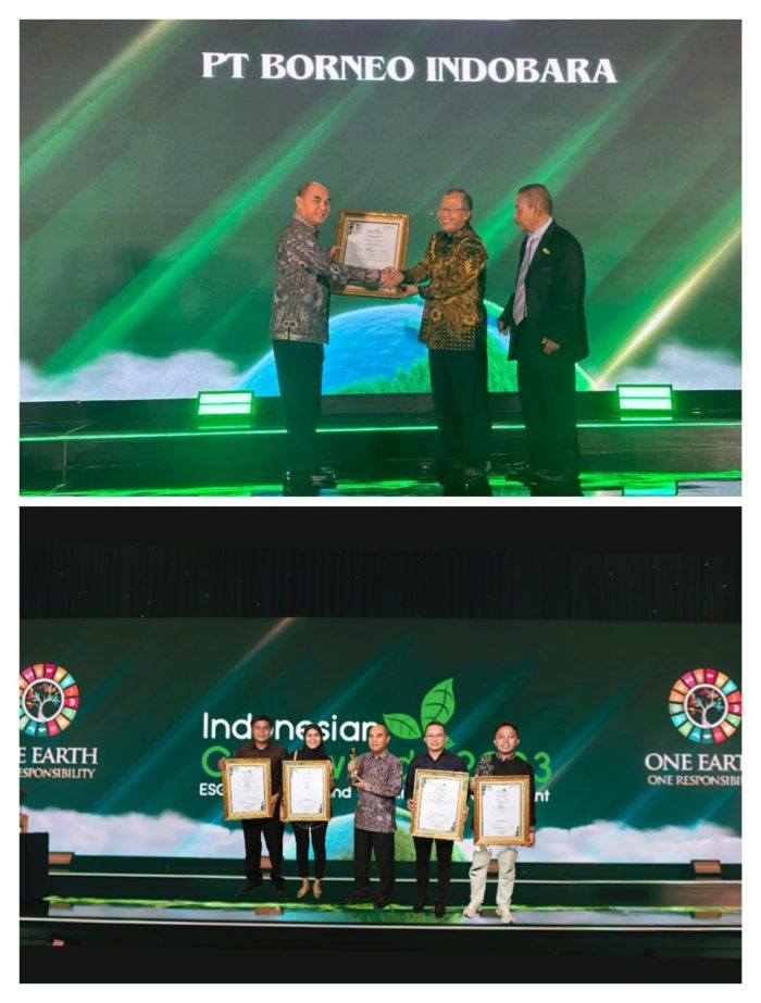 Torehkan Prestasi CSR, PT Borneo Indobara (PT BIB) Sabet Penghargaan Platinum
