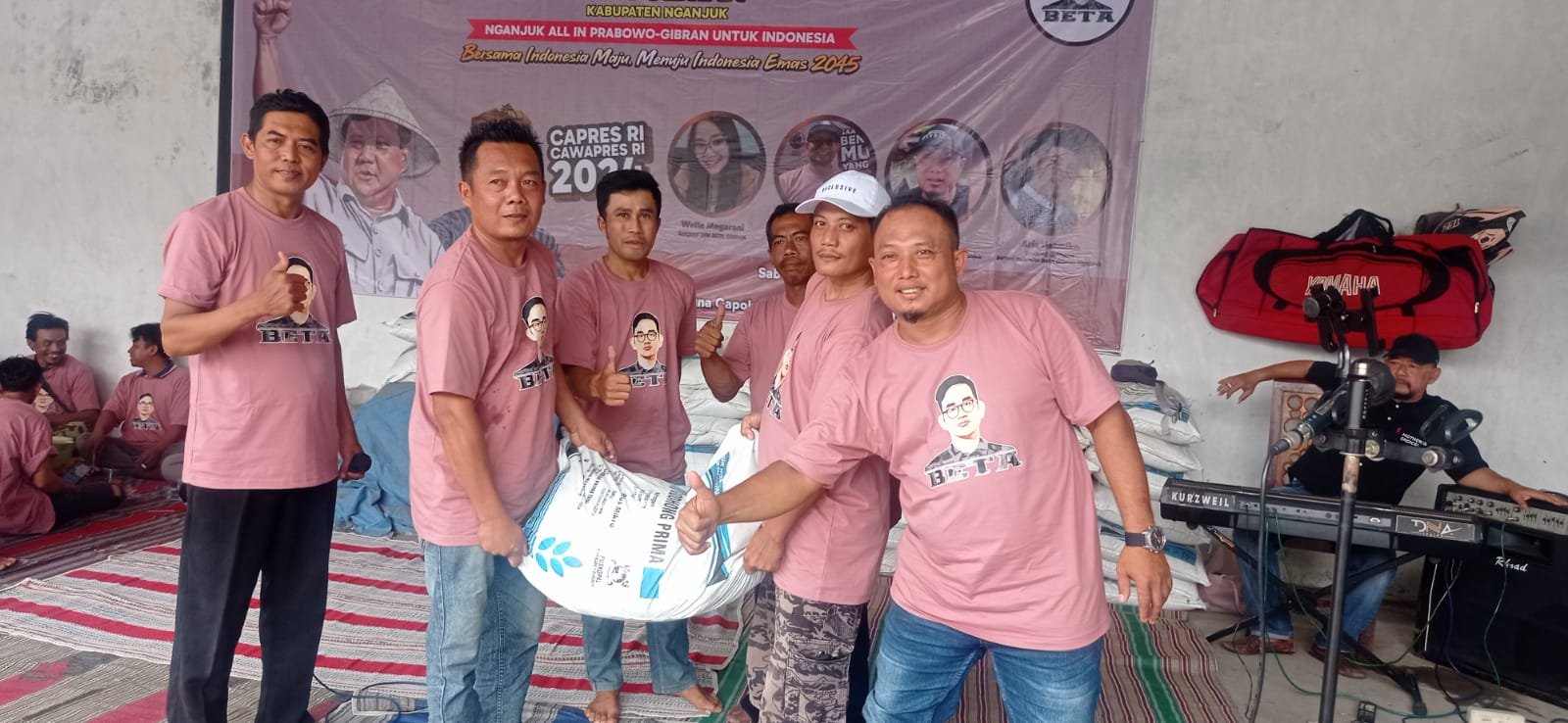 Nganjuk Inisiator Konsolidasi Relawan Petani Milenial BETA Prabowo- Gibran