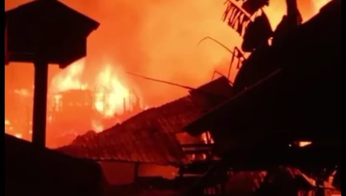 Jago Merah di Satui, Satu Korban Jiwa dan Puluhan Rumah Ludes Terbakar