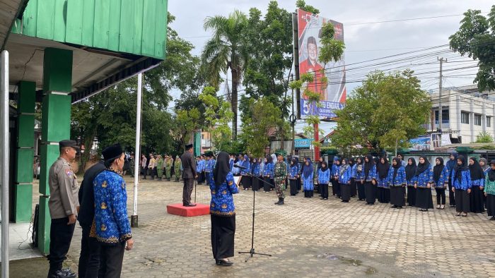 Peringati Hari Pahlawan 7 Februari, Camat Simpang Empat Pimpin Apel Gabungan