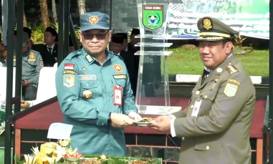 Peringati Hari Jadi, Satpol PP, Satlinmas, dan Damkar di Tanbu Diharapkan Jaga Pilkada