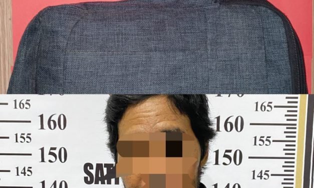 Patroli di Pelabuhan Samudera, Sat Polairud Polres Tanbu Amankan Pria Bawa Sajam Tanpa Izin
