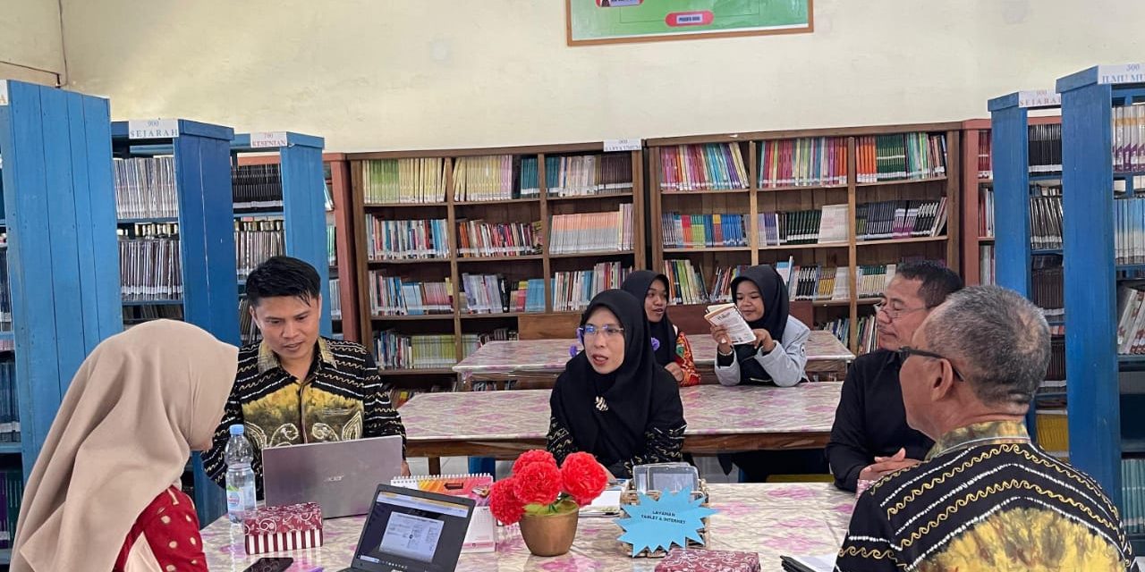 Ikuti Lomba Perpustakaan Tingkat Kalsel, SMAN1 Angsana Sambut Kunjungan Tim Penilai