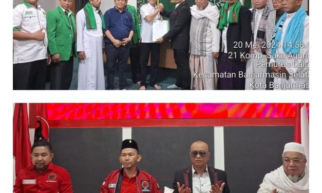 Siap Maju Bacagub Kalsel, Zairullah Azhar Serahkan Formulir Lamaran Ke PPP dan PDIP