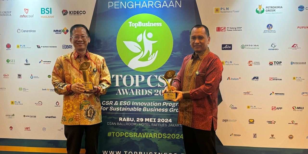 PT Borneo Indobara Kembali Diakui, Raih Penghargaan Star 5 di TOP CSR Awards 2024