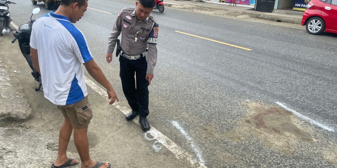 Jatuh Saat Lawan Arus, Warga Batulicin Ini Tewas Ditabrak Truk