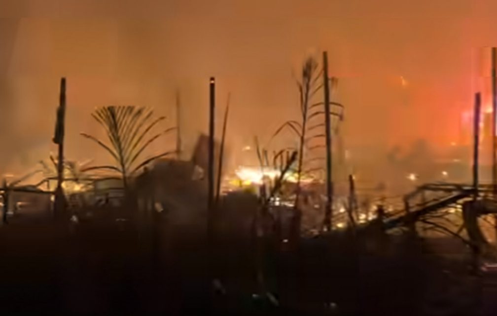 Puluhan Rumah Hangus Terbakar di Tungkaran Pangeran Hingga Akibatkan Kerugian Besar