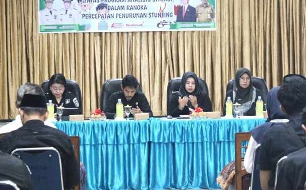 Dinkes Tanbu Gelar Pertemuan Lintas Sektor Program Analisis Situasi Guna Percepat Penurunan Stunting