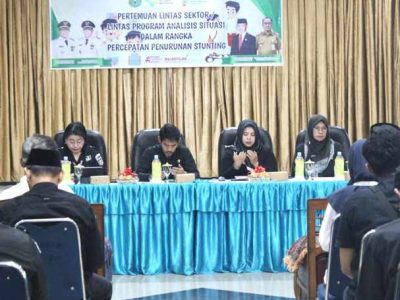 Dinkes Tanbu Gelar Pertemuan Lintas Sektor Program Analisis Situasi Guna Percepat Penurunan Stunting