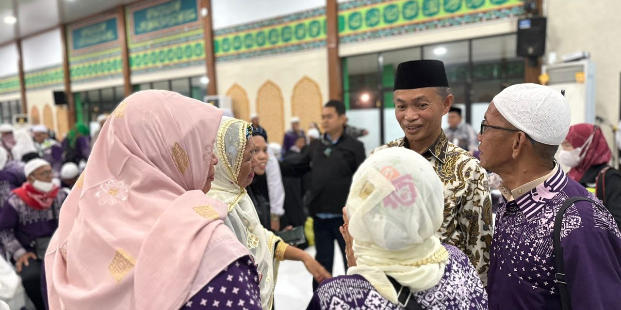 Ratusan Jamaah Haji Asal Tanbu Tiba di Asrama Haji Banjarbaru