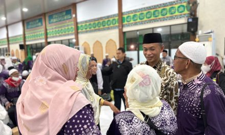 Ratusan Jamaah Haji Asal Tanbu Tiba di Asrama Haji Banjarbaru