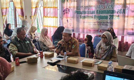 DKPP Tanbu Gelar Bimtek Pengawasan Keamanan Pangan Segar Asal Tumbuhan