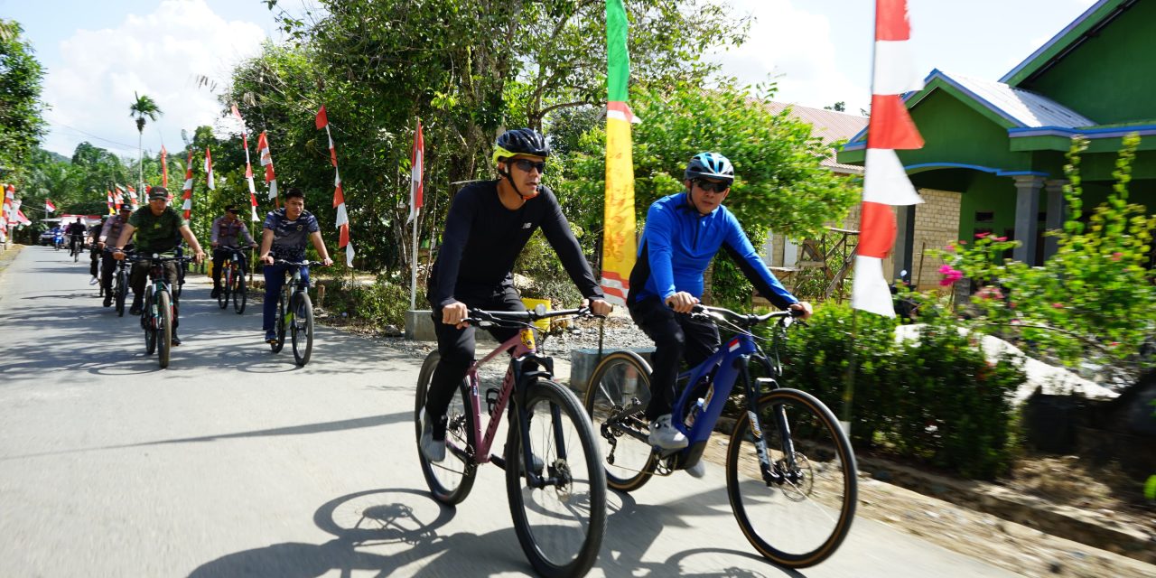 Bang Arul Gelar Gowes dan Bakti Sosial Dalam Rangka HUT RI ke-79