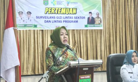 Hj Wahyu Windarti Hadiri Pertemuan Surveilans Gizi Lintas Sektor dan Lintas Program