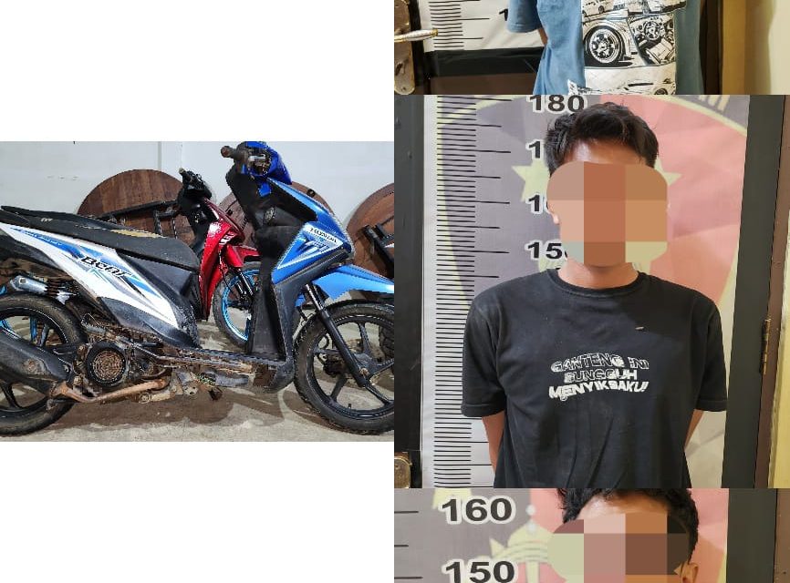 Aparat Polsek Mentewe Tangkap 3 Pelaku Tiga Pelaku Pencurian Motor