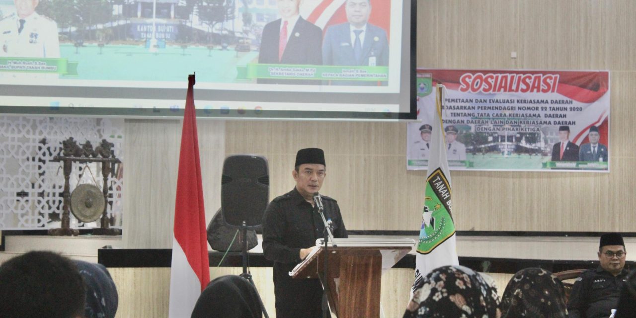 Pemkab Tanbu Adakan Sosialisasi Berdasarkan Permendagri No. 22 Tahun 2020 Guna Perkuat Sinergi Antar Daerah