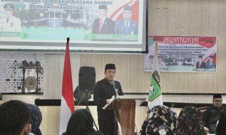 Pemkab Tanbu Adakan Sosialisasi Berdasarkan Permendagri No. 22 Tahun 2020 Guna Perkuat Sinergi Antar Daerah