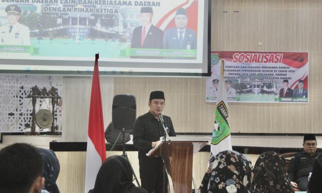 Pemkab Tanbu Adakan Sosialisasi Berdasarkan Permendagri No. 22 Tahun 2020 Guna Perkuat Sinergi Antar Daerah