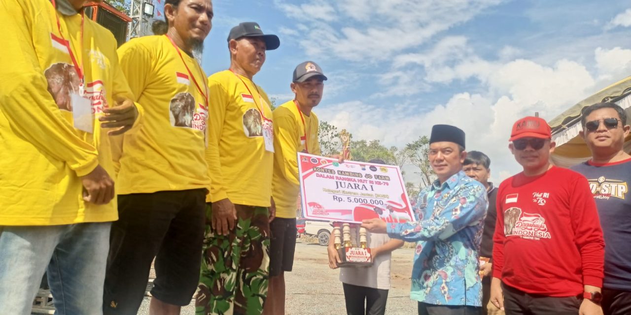 Ratusan Peternak Ikuti Kontes Kambing Jo Farm di Tanah Bumbu Bentuk Partisipasi Meriahkan HUT RI