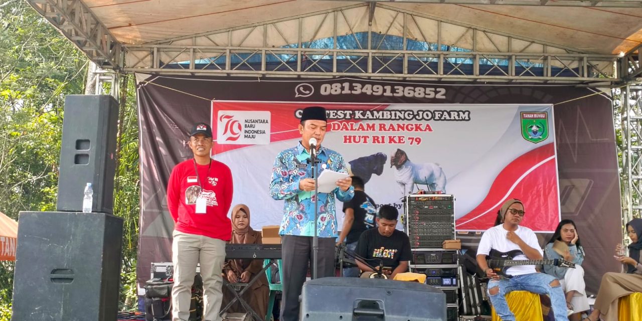 Pemkab Tanbu Sambut Baik Kontes Kambing Jo Farm dengan Berikan Apresiasi atas Inisiatif dan Partispasi Peternak