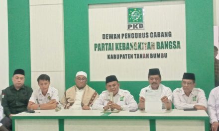 PKB Pastikan Dukungannya Terhadap Paslon Bupati dan Wabup Dalam Pilkada Tanbu 2024