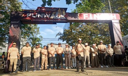 KPU Tanbu Gelar Fun Walk Guna Tingkatkan Kesadaran Pemilih