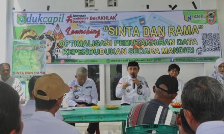 Disdukcapil Tanbu Resmikan Program Inovatif Sinta dan Rama