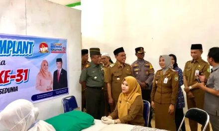 Pemkab Tanbu Gelar Pelayanan KB Implan Guna Peringati Hari Kontrasepsi Sedunia