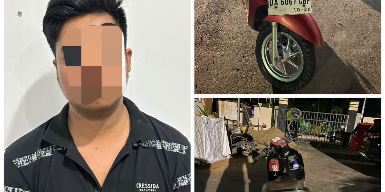 Polsek Simpang Empat Tangkap Pelaku Pencurian Motor