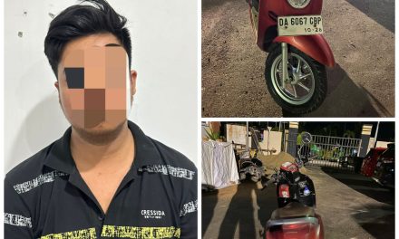 Polsek Simpang Empat Tangkap Pelaku Pencurian Motor