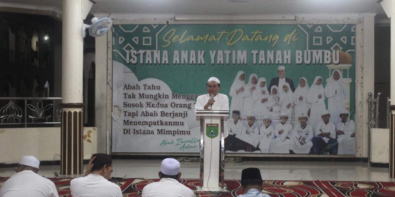 Bupati Tanbu Gelar Pertemuan Rutin Yatim Pesantren IAY Darul Azhar