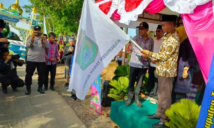 Dilepas Sekda, Pawai Ta’aruf MTQN Ke-XX Tingkat Kab. Tanbu Berlangsung Meriah