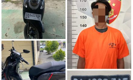 Pelaku Pencurian Kendaraan Bermotor Berhasil Diringkus Reskrim Polsek Simpang Empat