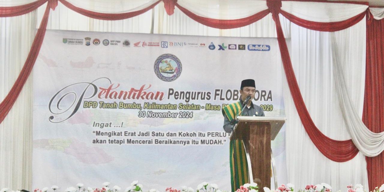 Pengukuhan dan Pelantikan Pengurus Flabamora DPD Tanbu 2024-2029 di Gelar di Gedung Mahligai Bersujud