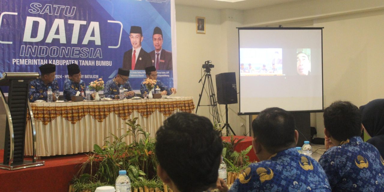 Pemkab Tanbu Gelar Forum SDI Terkait Kebijakan Pengelolaan Data Perpres Nomor 39 Tahun 2019