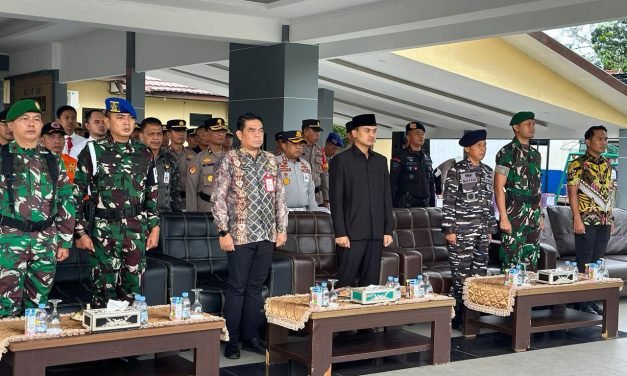 Eka Saprudin Hadiri Kegiatan Apel Gelar Pasukan Operasi Lilin 2024 Secara Serentak