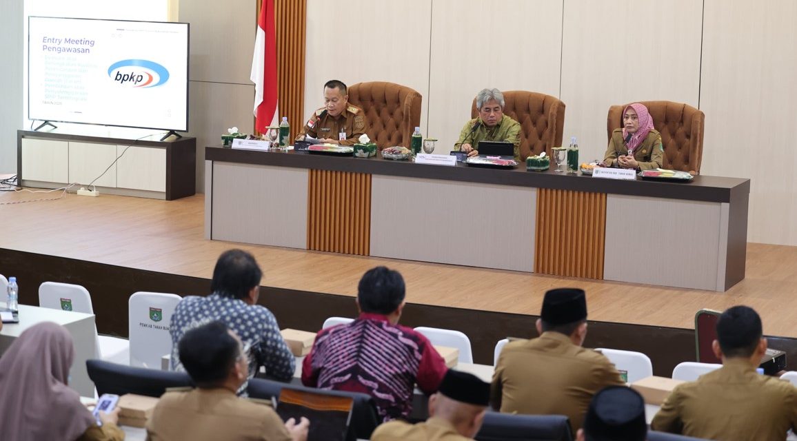 Kepala Perwakilan BPKP Provinsi Kaltim Pimpin Entry Meeting Evaluasi Perencanaan dan Penganggaran Pemkab Tanbu 2025