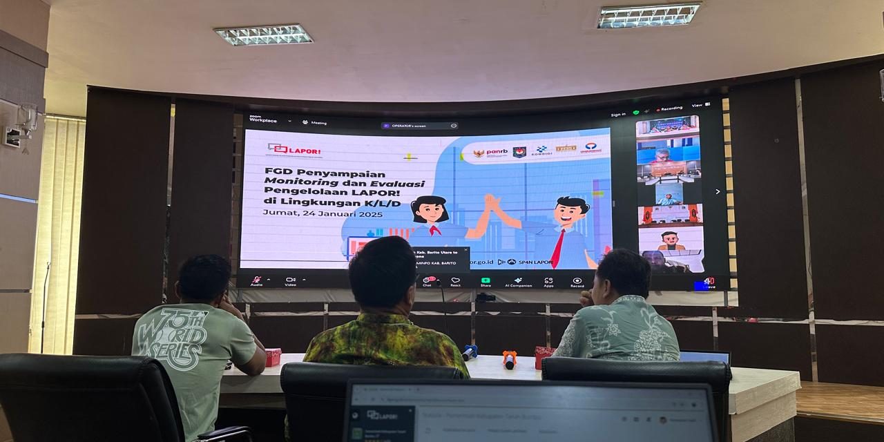 Diskominfo SP Tanbu Ikuto FGD Sampaikan Monitoring dan Evaluasi Pengelolaan LAPOR