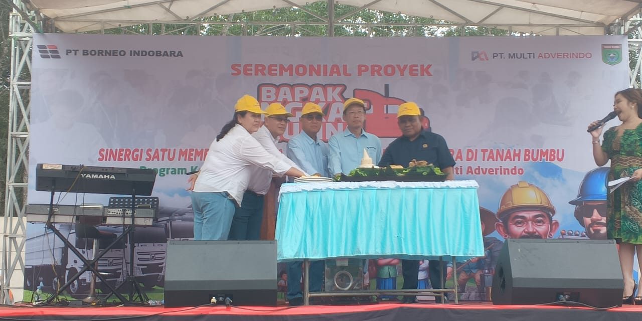 Waki Ketua DPRD Tanbu Hadiri Acara Seremonial Proyek Bapak Angkat Hauling