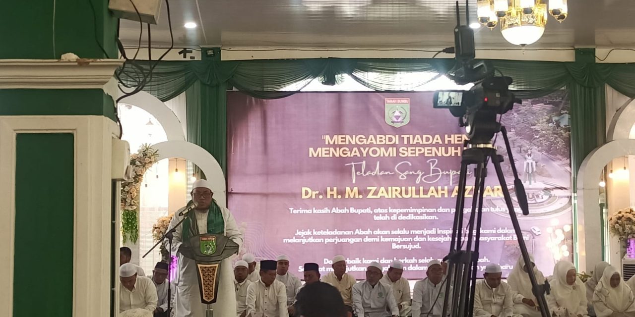 Ustadz Hidayatulah Sampaikan Harapannya Dalam Acara Silaturahmi dan Perpisahan Bupati Zairullah