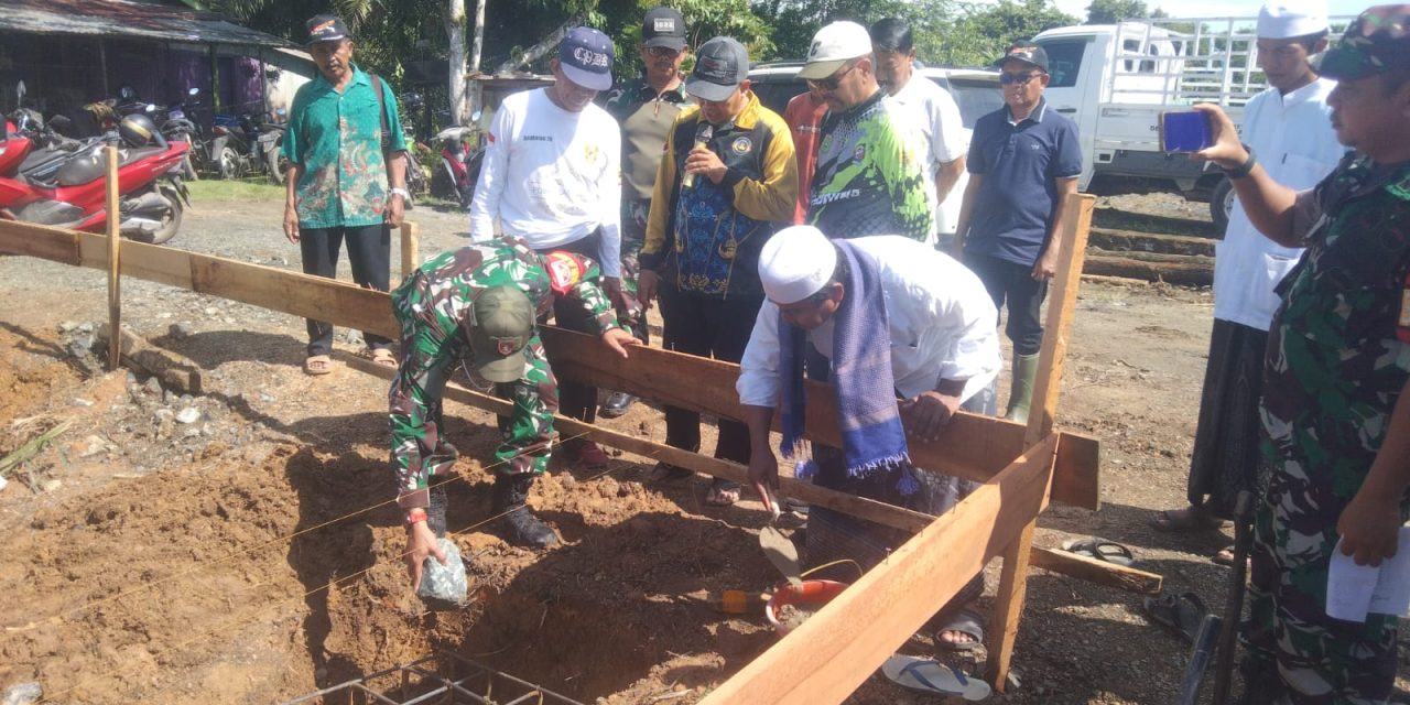 Dalam Rangka Galang Dana Pembangunan Mushola Koramil Gelar Lomba Mancing