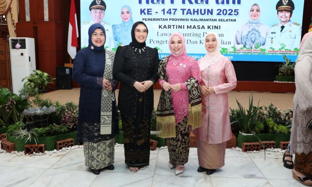 Ketua TP-PKK Tanbu Hadiri Peringatan Hari Kartini ke-147 Tingkat Privinsi Kalsel