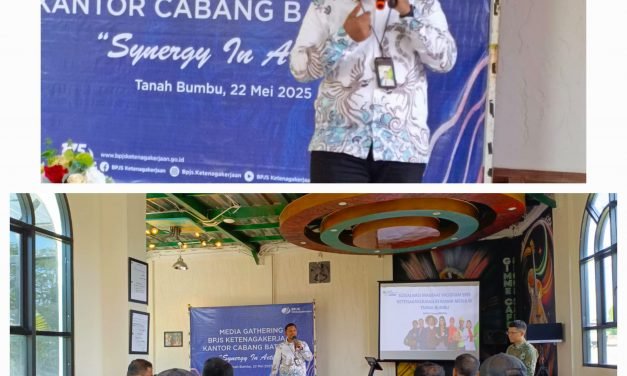 BPJS Ketenagakerjaan Tanbu, Gandeng Awak Media Guna Optimalkan Sosialisasi Program ke Masyarakat